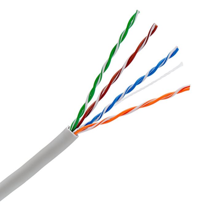 Kábel pevný tienený SYKFY 04x2x0,5 pvc - 1m