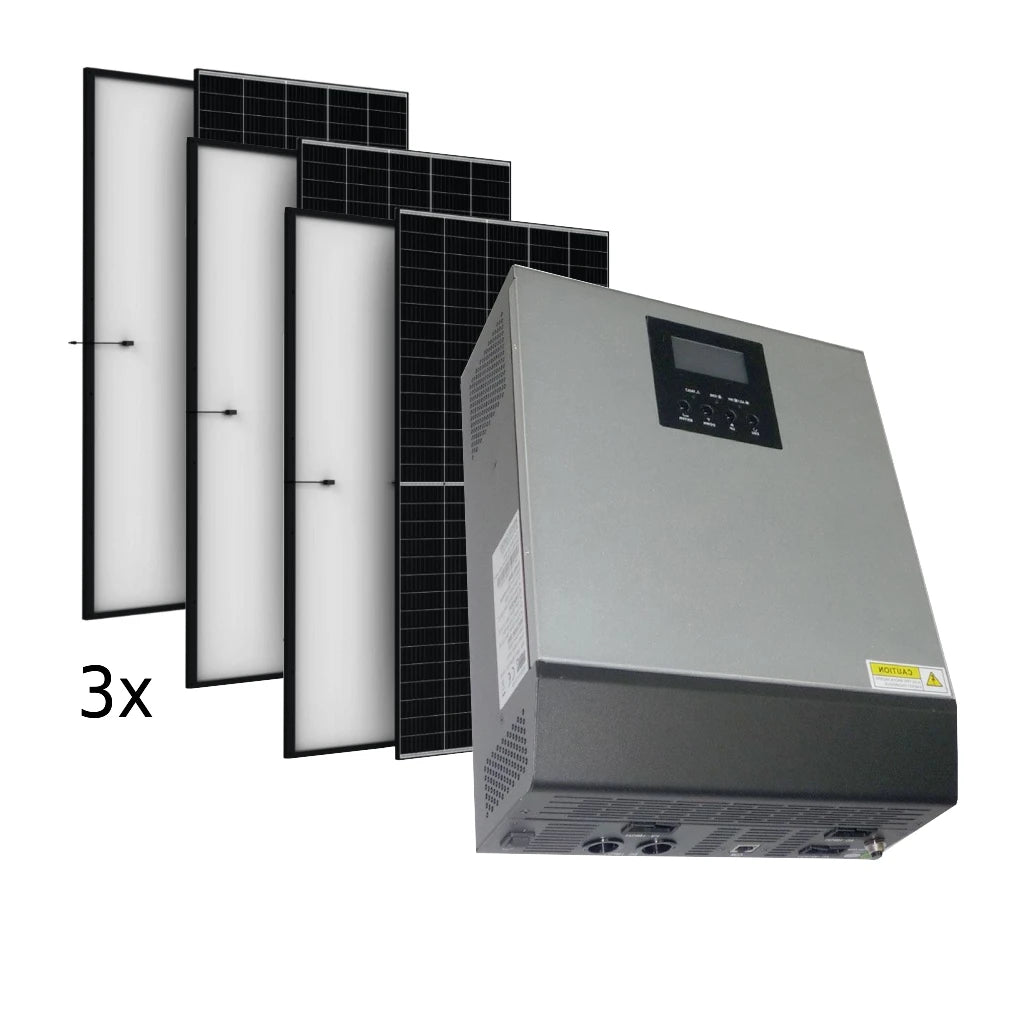 Hybridný 1,2kWp solárny systém bez batérií