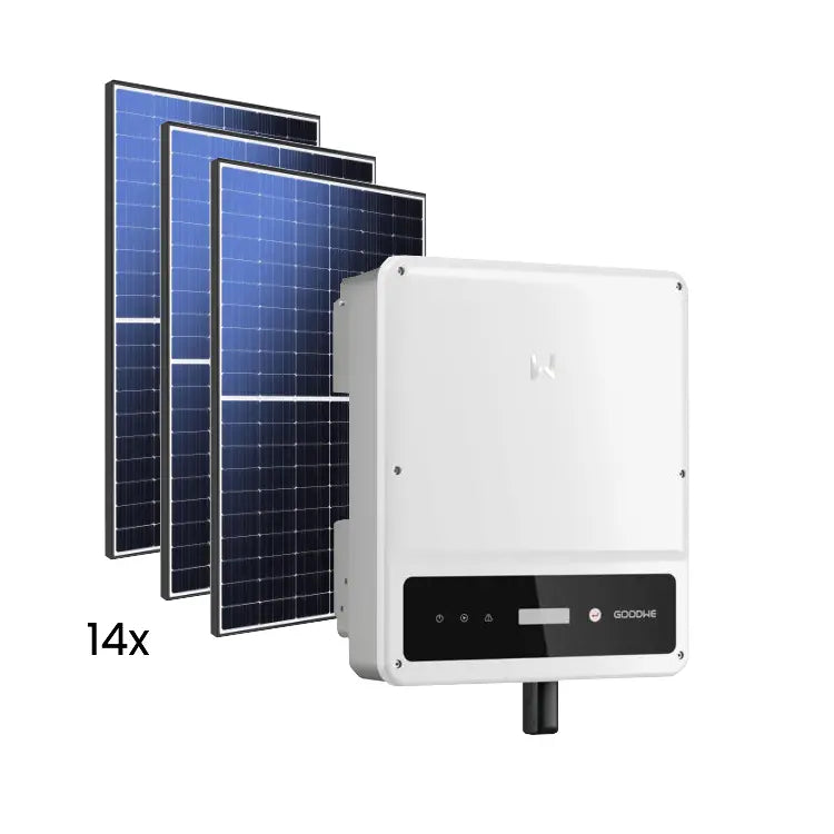Sieťový 6,4kWp GoodWe solárny systém -3f