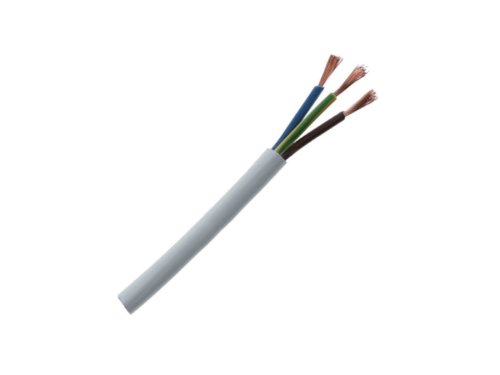 Kábel ohybný H05VV-F 3G2,5 pvc biely
