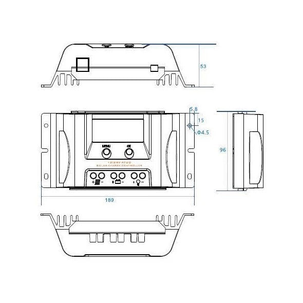 MPPT regulátor Lumiax 15A/12V