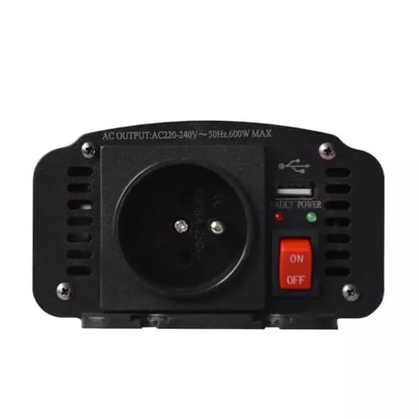 Menič napätia Geti 600W 12V - Modifikovaná sínus.