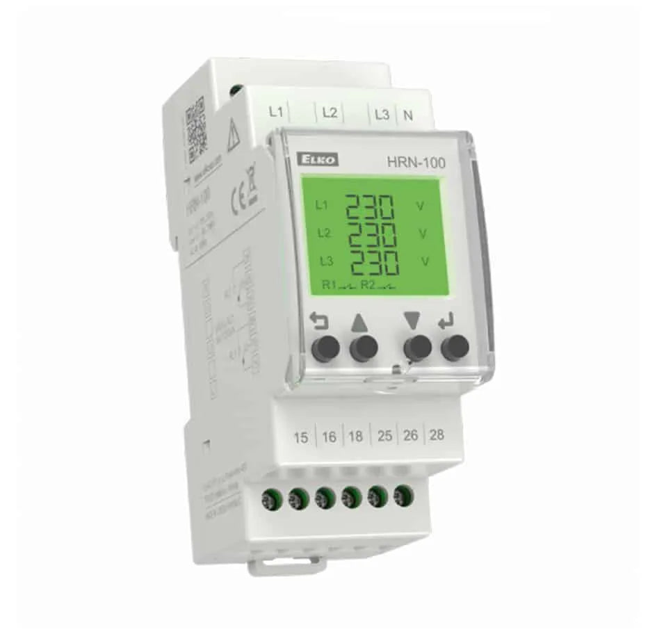 Multifunkčné napäťové relé HRN-100 s LCD displejom