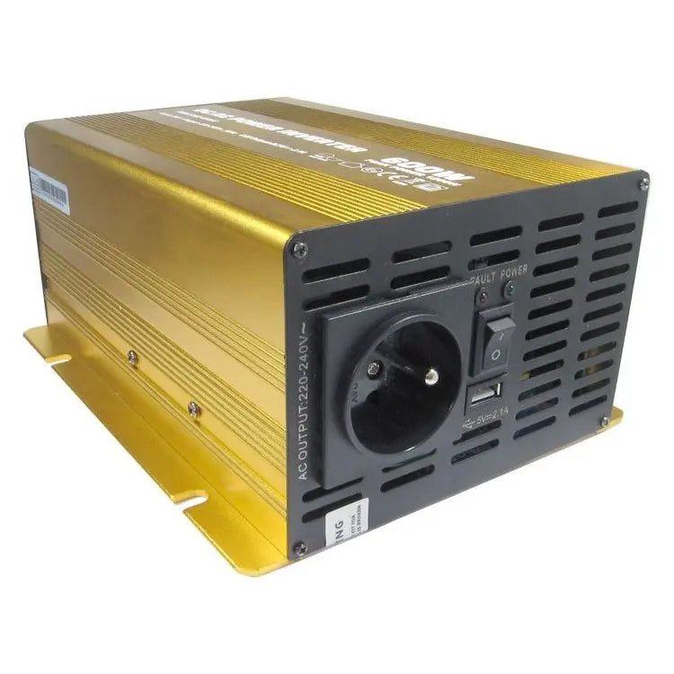 Menič napätia 12V/230V 600W, Soluowill NP600, čistá sínusoida