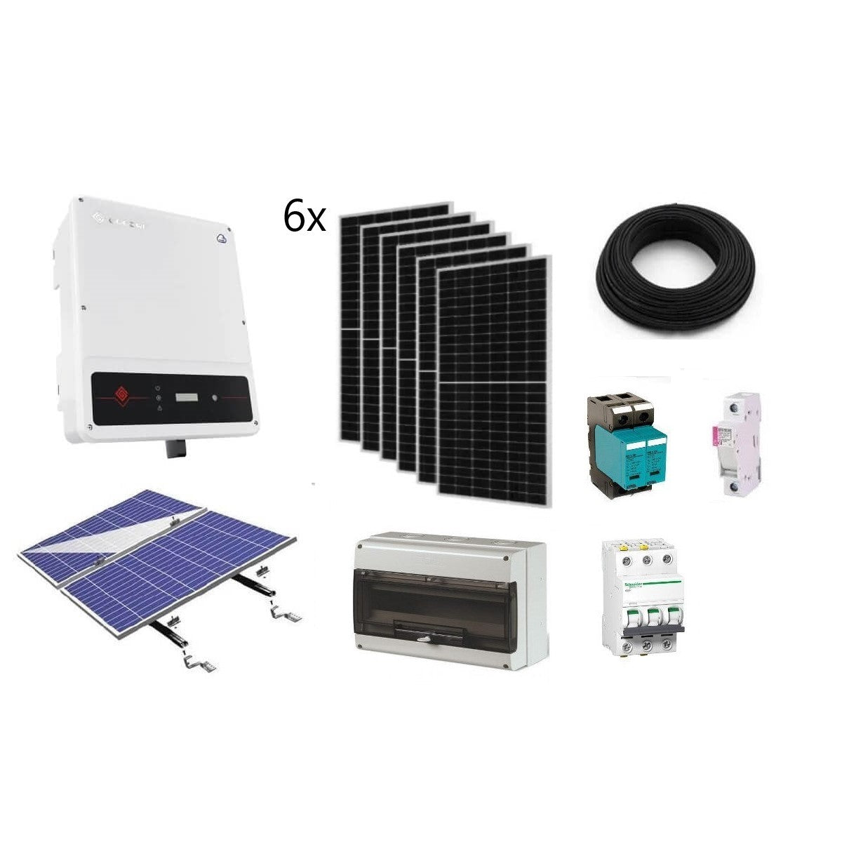On-grid 3kWp GoodWe solárny systém -3f