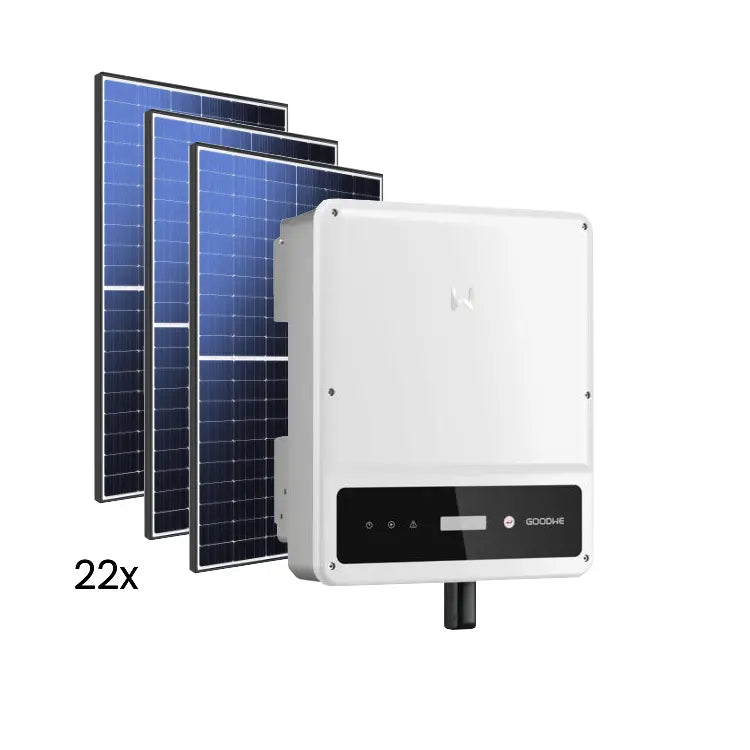 Sieťový 10kWp GoodWe solárny systém -3f
