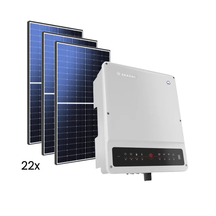 Hybridný 10kWp GoodWe solárny systém bez batérie -3f