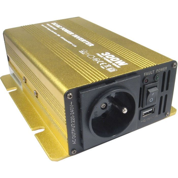 Menič napätia 12V / 230V 300W, čistá sínusoida, Soluowill NP300