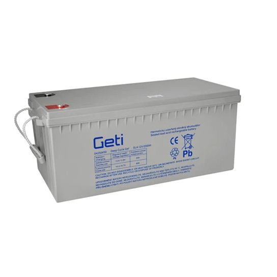Batéria gélová 12V 200Ah Geti pre solár