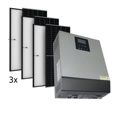 Hybridný 1,2kWp solárny systém bez batérií