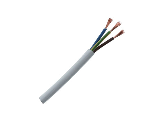 Kábel ohybný H05VV-F 3G2,5 pvc biely