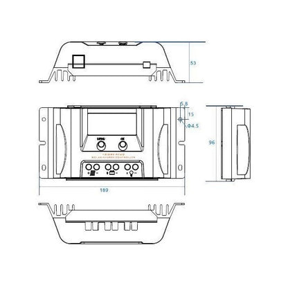 MPPT regulátor Lumiax 10A/12V