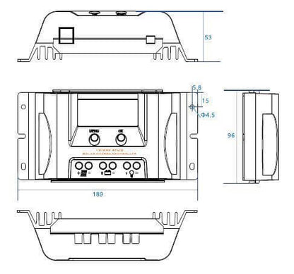 MPPT solárny regulátor Lumiax 10A/12V